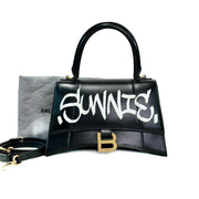 Balenciaga Small Black Hourglass Bag - Jiaxyk